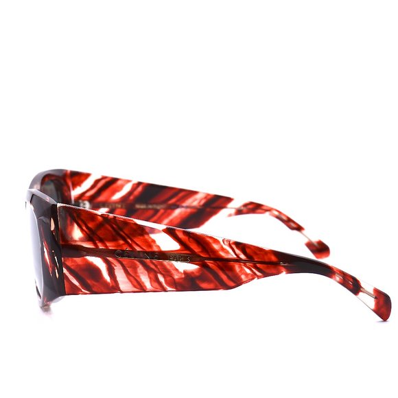 NEW CELINE PARIS CL40029I 54N RUBY RED GREY LENS AUTHENTIC SUNGLASSES - Picture 6 of 14